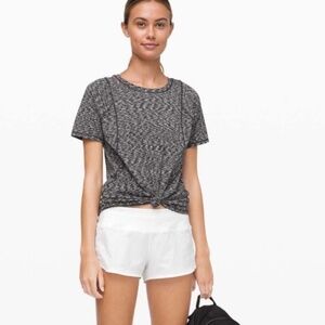 ❤️ LULULEMON Make miles count Short Sleeve Top J4